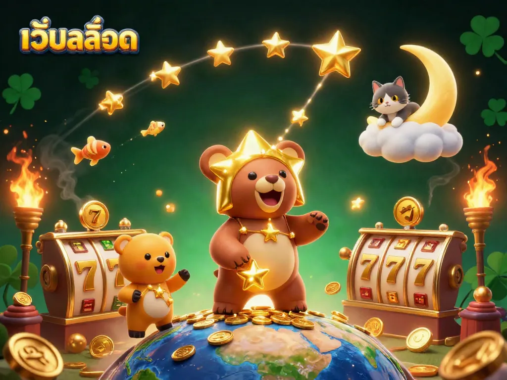 เว็ปสล็อต แสดงเกมสล็อตที่น่าตื่นเต้นด้วยตัวละคร 3D อันน่าประทับใจ